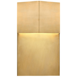 Rega Wall Light Brass, Wall Light, Antique-Burnished Brass - Andrew Martin