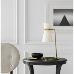 Clarkson Desk Lamp Brass, Desk Lamp, Hand-Rubbed Antique Brass - Andrew Martin - thumbnail 2