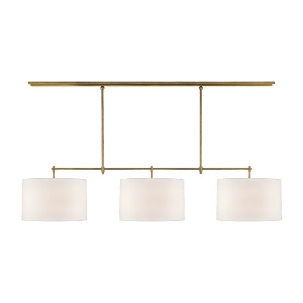 Bryant Pendant Brass, Ceiling Light, Large, Hand-Rubbed Antique Brass - Andrew Martin - image 1