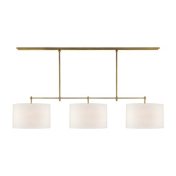 Bryant Pendant Brass, Ceiling Light, Large, Hand-Rubbed Antique Brass - Andrew Martin - thumbnail 1