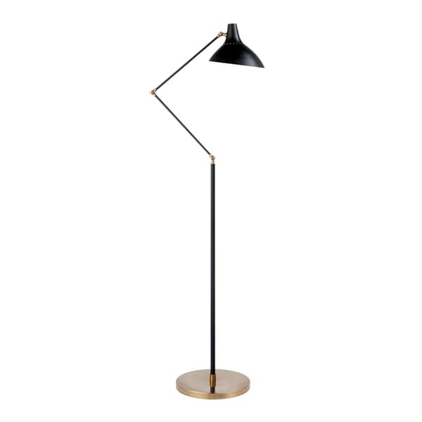 Charlton Floor Lamp Black, Floor Lamp - Andrew Martin - image 1