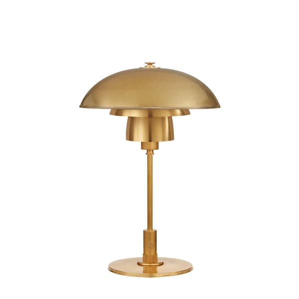 Whitman Table Lamp Brass, Desk Lamp, Antique Brass - Andrew Martin - image 1