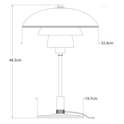 Whitman Table Lamp Brass, Desk Lamp, Antique Brass - Andrew Martin - thumbnail 2