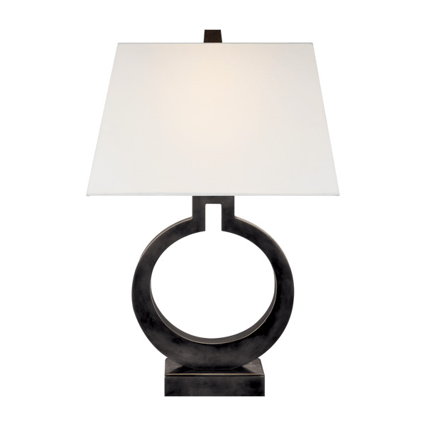 Ring Form Table Lamp Bronze, Table Lamp, Large - Andrew Martin - image 1