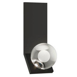 Mina Wall Light Nightshade Black, Wall Light - Andrew Martin
