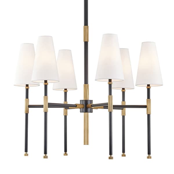 Bowery Chandelier Bronze, Small, Aged Old Bronze - Andrew Martin - image 1