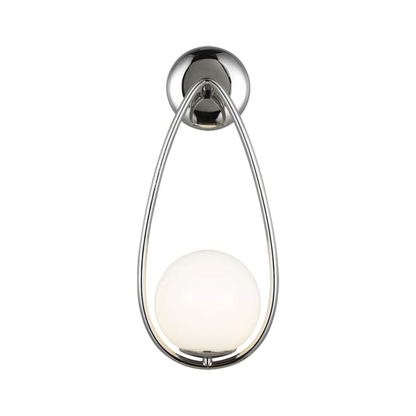 Galassia Wall Light Nickel, Wall Light, Polished Nickel - Andrew Martin - image 1