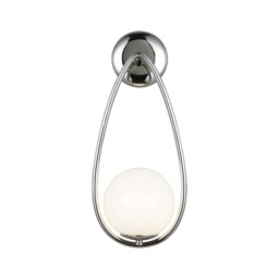 Galassia Wall Light Nickel, Wall Light, Polished Nickel - Andrew Martin - thumbnail 1
