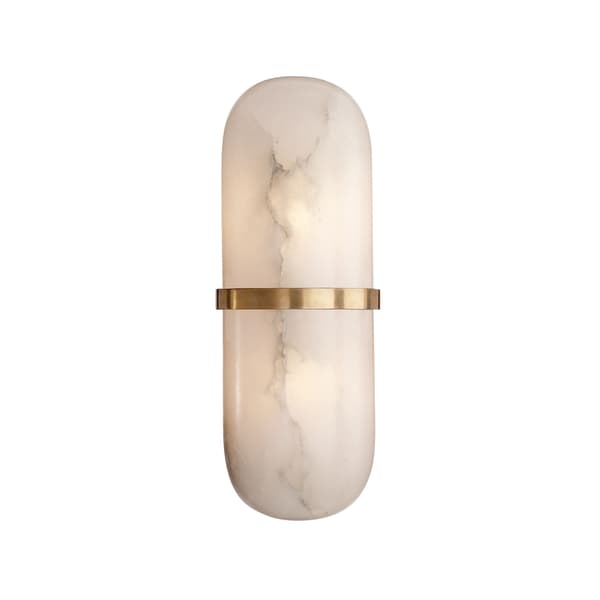 Melange Capsule Wall Light Brass, Wall Light, Antique-Burnished Brass - Andrew Martin - image 1