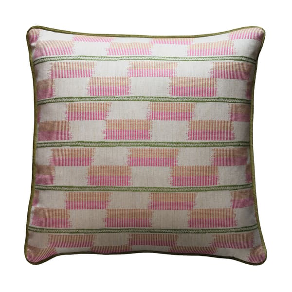 Positano Parasol, Sustainable Feather, Cushion - Andrew Martin Cotton Blend Geometric - image 1