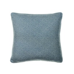 Pollen Denim, Sustainable Feather, Cushion - Andrew Martin Eco-conscious & Linen Blend & Viscose Blend Small Prints - thumbnail 1