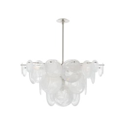 Loire Chandelier Nickel, Polished Nickel - Andrew Martin - thumbnail 1