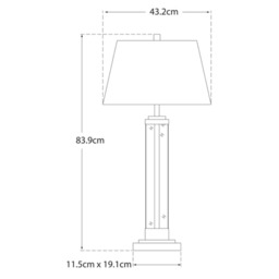 Wright Table Lamp, Table Lamp, Gilded Iron - Andrew Martin - thumbnail 2