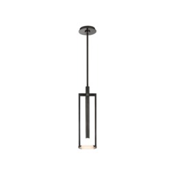 Melange Disc Pendant Bronze, Pendant Light, Small - Andrew Martin