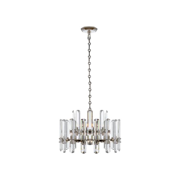 Bonnington Chandelier Nickel, Small, Polished Nickel - Andrew Martin - image 1