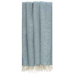 Herringbone Throw Blue, Throw, Duck Egg - Andrew Martin - thumbnail 2