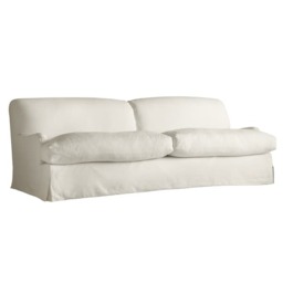 Lady May Sofa in House Linen White, Sofa - Andrew Martin