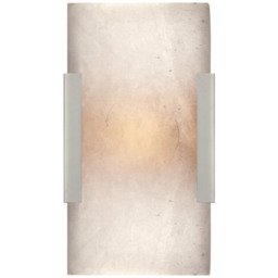 Covet Wide Wall Light Nickel, Wall Light, Polished Nickel - Andrew Martin - thumbnail 1