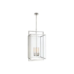 Halle Pendant Light Nickel, Pendant Light, Polished Nickel - Andrew Martin - thumbnail 1
