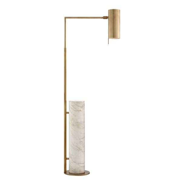 Alma Floor Lamp Brass, Floor Lamp, Antique-Burnished Brass - Andrew Martin - image 1