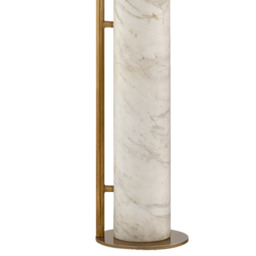 Alma Floor Lamp Brass, Floor Lamp, Antique-Burnished Brass - Andrew Martin - thumbnail 2