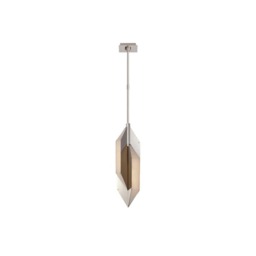 Ophelion Pendant Nickel, Pendant Light, Polished Nickel & Alabaster - Andrew Martin - thumbnail 1