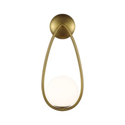 Galassia Wall Light Brass, Wall Light, Burnished Brass - Andrew Martin