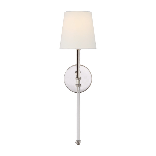 Camille Wall Light Nickel, Wall Light, Polished Nickel - Andrew Martin - image 1