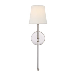 Camille Wall Light Nickel, Wall Light, Polished Nickel - Andrew Martin - thumbnail 1