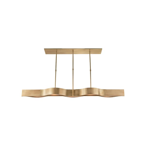 Avant Pendant Brass, Pendant Light, Antique-Burnished Brass - Andrew Martin - image 1