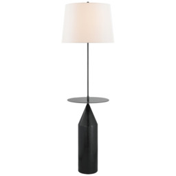 Zephyr Floor Lamp, Floor Lamp, Black/Iron - Andrew Martin