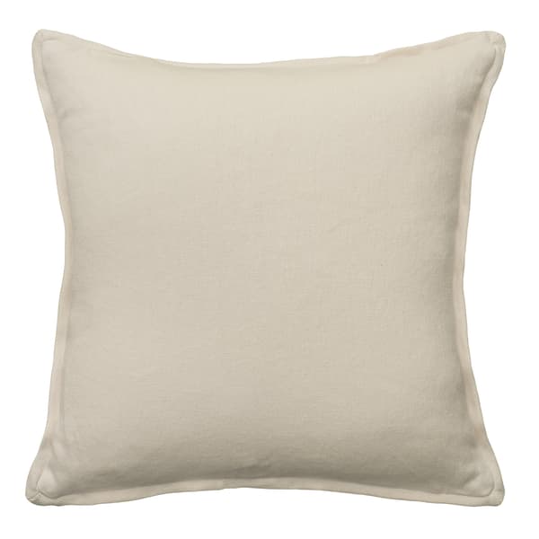 Rocco Chalk, Sustainable Feather, Cushion, 55cm x 55cm - Andrew Martin With Trim/Fringe & Linen & Linen Blend Plain - image 1