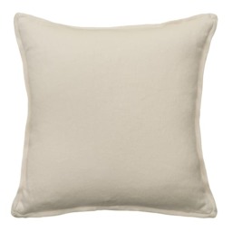 Rocco Chalk, Sustainable Feather, Cushion, 55cm x 55cm - Andrew Martin With Trim/Fringe & Linen & Linen Blend Plain - thumbnail 1