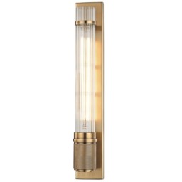 Shaw Wall Light Brass, Wall Light, Aged Brass - Andrew Martin - thumbnail 1