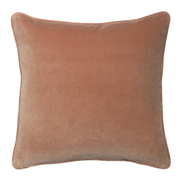 Medici Old Rose, Sustainable Feather, Cushion - Andrew Martin Eco-conscious & Cotton & Velvet Plain - image 1