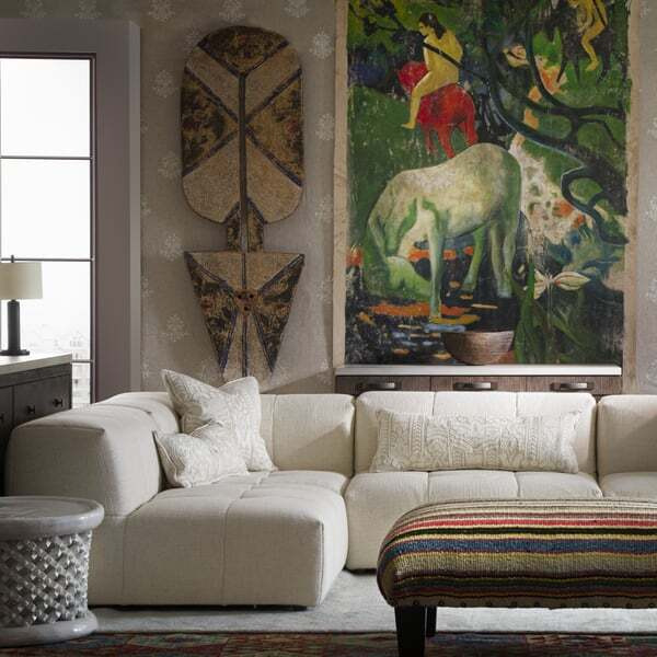 Tolco Sectional Sofa in Cream - Luxury Corner Sofa - Andrew Martin - image 1