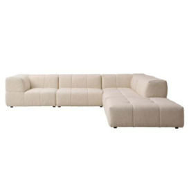 Tolco Sectional Sofa in Cream - Luxury Corner Sofa - Andrew Martin - thumbnail 2