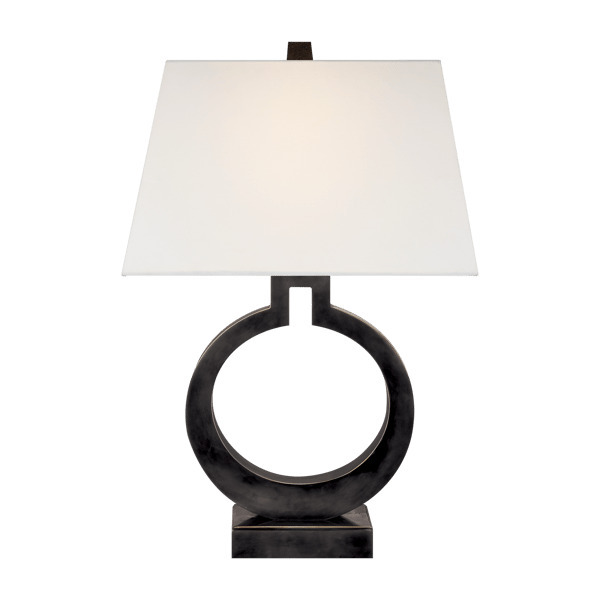 Ring Form Small Table Lamp - Bronze, Table Lamp, Small - Andrew Martin Bronze - image 1