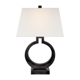 Ring Form Small Table Lamp - Bronze, Table Lamp, Small - Andrew Martin Bronze - thumbnail 1