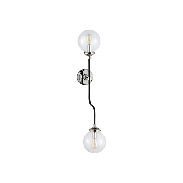 Bistro, Wall Light, Polished Nickel - Andrew Martin - image 1