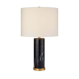 Cliff, Table Lamp, Black Marble - Andrew Martin