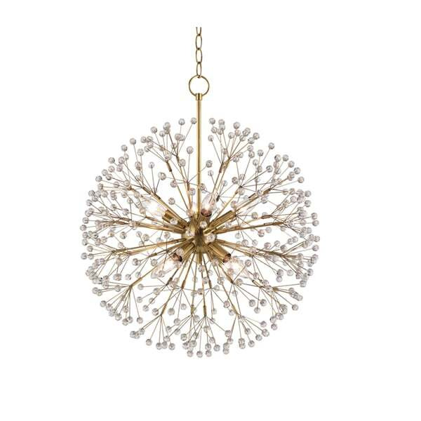 Dunkirk, Chandelier, Small, Aged Brass - Andrew Martin - image 1