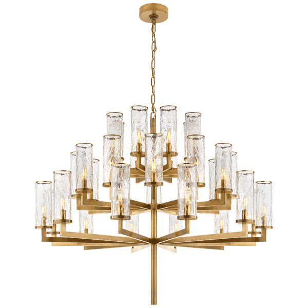 Liaison, Chandelier, 3 Tier, Antique-Burnished Brass - Andrew Martin - image 1