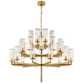 Liaison, Chandelier, 3 Tier, Antique-Burnished Brass - Andrew Martin - thumbnail 1