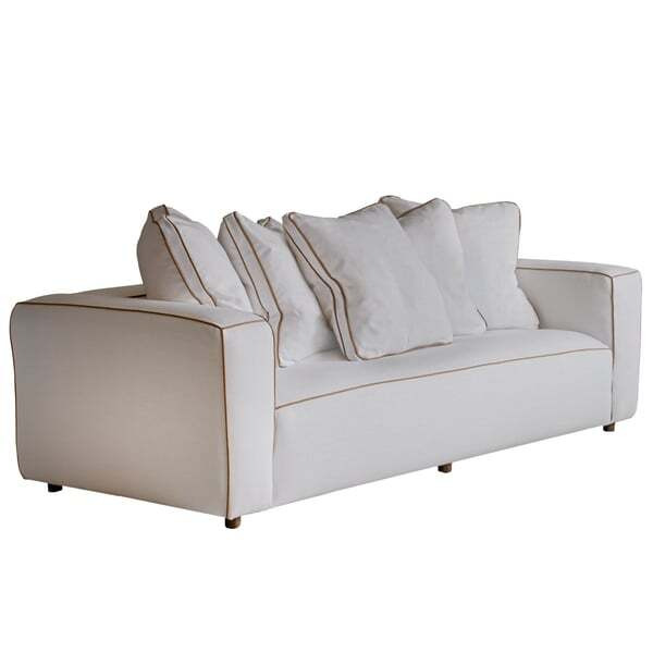 Hogarth Sofa, Sofa, White - Andrew Martin - image 1