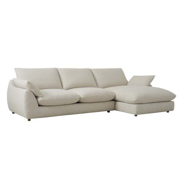 Fulton Sofa - Right Hand Facing, Corner Sofa, Right-Hand Facing, Light Neutral - Andrew Martin Linen - image 1