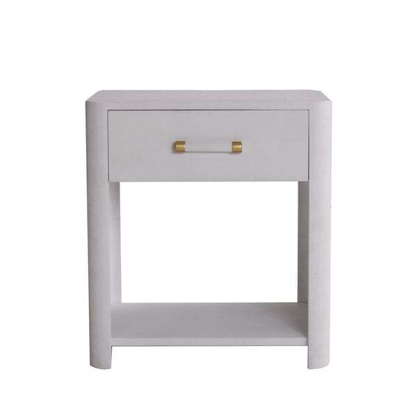 Moby White, Bedside Table - Andrew Martin White - image 1