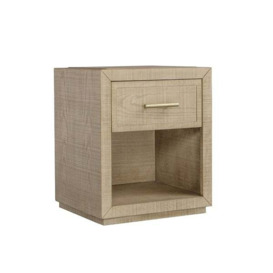 Raffles , Small Bedside Table, Small, Natural - Andrew Martin