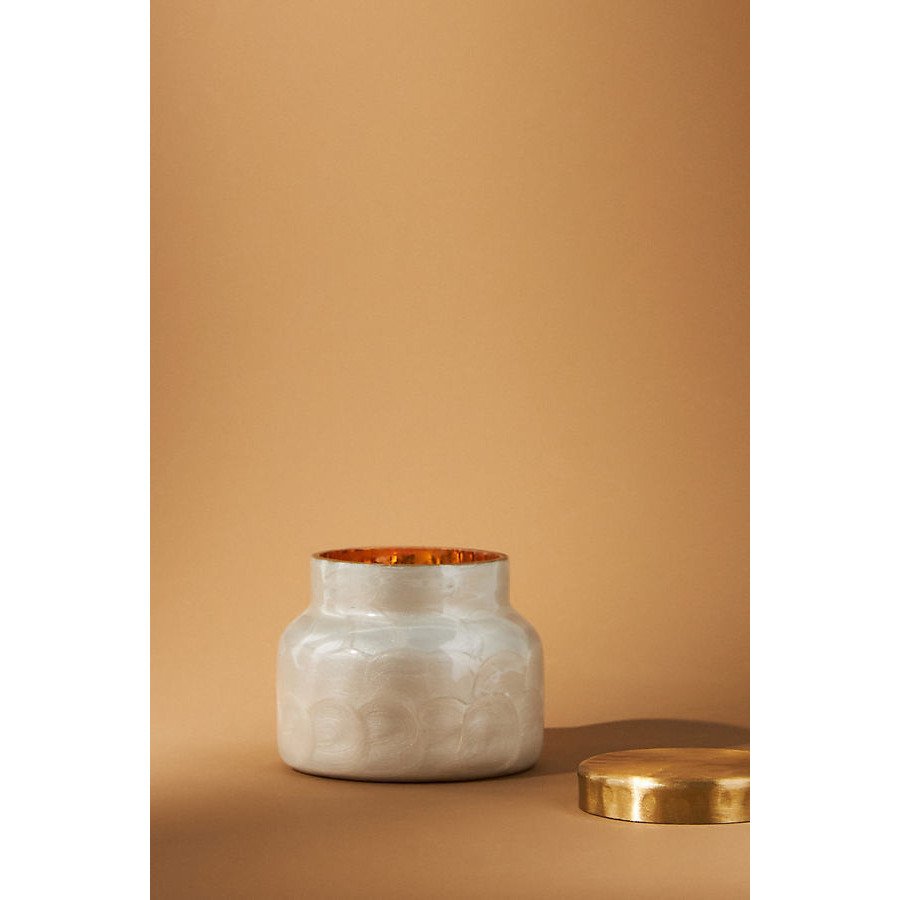 Mini Capri Blue Volcano Capiz Jar Candle