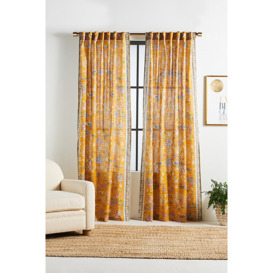 Darby Semi-Sheer Floral Curtain